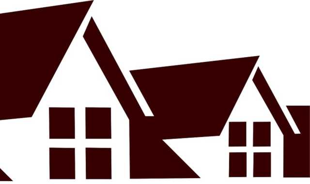 Drawn relief of urban homes