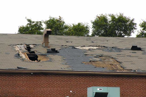 Roof Damage from Wind & Storm