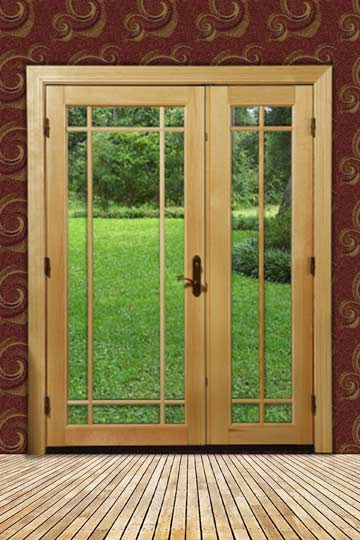 an example of glass or "French" doors