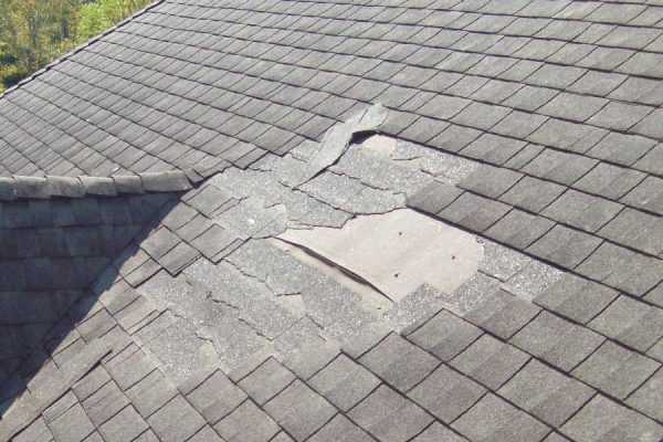 Damaged Shingles in need of roof repair in Buda TX