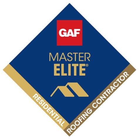 GAF Master Elite Residential Roofing Contractor logo