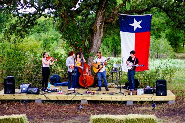 Local Band playing